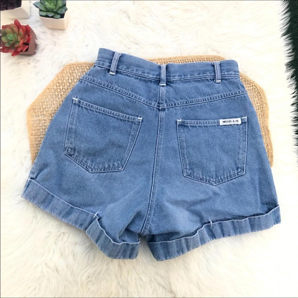 Vintage Mom Jean Shorts Goofy Patch - Picture 6 of 11